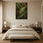 Premium Wall Art Dikey Html Edition – BOTANİCALNW2045 showcased in an elegant minimalist interior