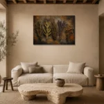 Premium Wall Art Yatay Html Edition – BOTANİCALNW2058 presented in a sophisticated home setting