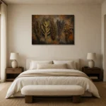 Premium Wall Art Yatay Html Edition – BOTANİCALNW2058 showcased in an elegant minimalist interior