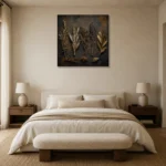 Premium Wall Art Kare Html Edition – BOTANİCALNW2061 showcased in an elegant minimalist interior
