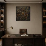 Premium Wall Art Kare Html Edition – BOTANİCALNW2062 displayed in a contemporary gallery-inspired room