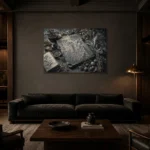 Premium Wall Art Yatay Html Edition – BOTANİCALNW2069 shown in a warm modern interior