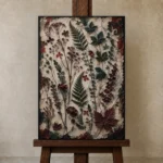 Premium Wall Art Dikey Html Edition – BOTANİCALNW2073 displayed on a studio easel
