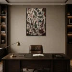 Premium Wall Art Dikey Html Edition – BOTANİCALNW2073 displayed in a contemporary gallery-inspired room