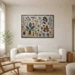 Premium Wall Art Yatay Html Edition – BOTANİCALNW2076 styled in a refined neutral interior