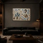 Premium Wall Art Yatay Html Edition – BOTANİCALNW2076 shown in a warm modern interior