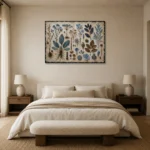 Premium Wall Art Yatay Html Edition – BOTANİCALNW2076 showcased in an elegant minimalist interior