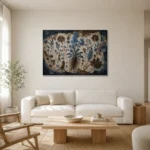 Premium Wall Art Yatay Html Edition – BOTANİCALNW2078 styled in a refined neutral interior