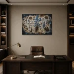 Premium Wall Art Yatay Html Edition – BOTANİCALNW2078 displayed in a contemporary gallery-inspired room
