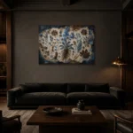 Premium Wall Art Yatay Html Edition – BOTANİCALNW2078 shown in a warm modern interior