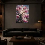 Premium Wall Art Dikey Html Edition – BOTANİCALNW2080 shown in a warm modern interior