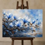 Premium Wall Art Yatay Html Edition – BOTANİCALNW2086 displayed on a studio easel