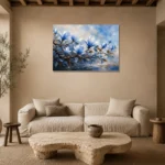 Premium Wall Art Yatay Html Edition – BOTANİCALNW2086 presented in a sophisticated home setting