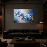 Premium Wall Art Yatay Html Edition – BOTANİCALNW2087 shown in a warm modern interior