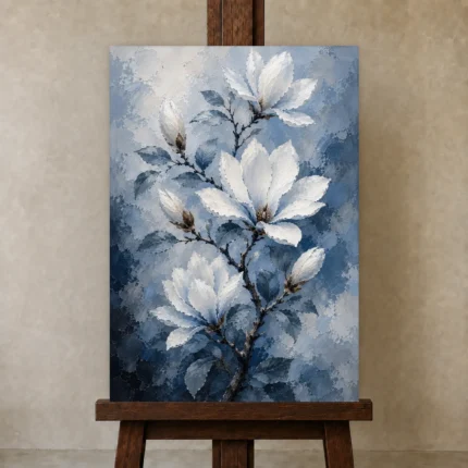 Premium Wall Art Dikey Html Edition – BOTANİCALNW2088 displayed on a studio easel