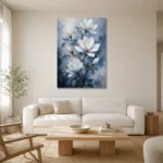 Premium Wall Art Dikey Html Edition – BOTANİCALNW2088 styled in a refined neutral interior
