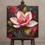 Premium Wall Art Kare Html Edition – BOTANİCALNW2092 displayed on a studio easel