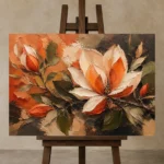 Premium Wall Art Yatay Html Edition – BOTANİCALNW2094 displayed on a studio easel
