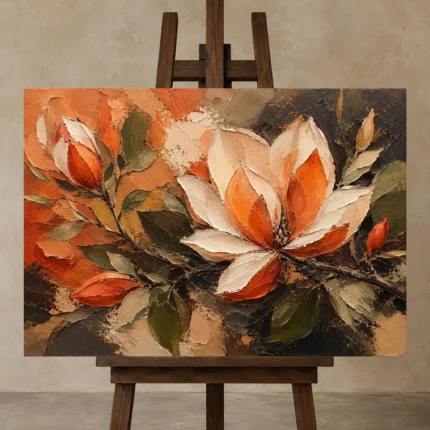 Premium Wall Art Yatay Html Edition – BOTANİCALNW2094 displayed on a studio easel