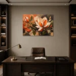 Premium Wall Art Yatay Html Edition – BOTANİCALNW2094 displayed in a contemporary gallery-inspired room