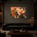 Premium Wall Art Yatay Html Edition – BOTANİCALNW2094 shown in a warm modern interior