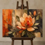 Premium Wall Art Yatay Html Edition – BOTANİCALNW2095 displayed on a studio easel