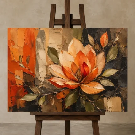 Premium Wall Art Yatay Html Edition – BOTANİCALNW2095 displayed on a studio easel