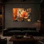 Premium Wall Art Yatay Html Edition – BOTANİCALNW2095 shown in a warm modern interior