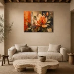 Premium Wall Art Yatay Html Edition – BOTANİCALNW2095 presented in a sophisticated home setting