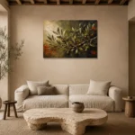 Premium Wall Art Yatay Html Edition – BOTANİCALNW2100 presented in a sophisticated home setting