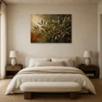 Premium Wall Art Yatay Html Edition – BOTANİCALNW2100 showcased in an elegant minimalist interior