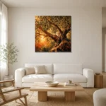 Premium Wall Art Kare Html Edition – BOTANİCALNW2105 styled in a refined neutral interior