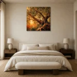 Premium Wall Art Kare Html Edition – BOTANİCALNW2105 showcased in an elegant minimalist interior