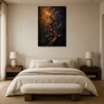 Premium Wall Art Dikey Html Edition – BOTANİCALNW2108 showcased in an elegant minimalist interior
