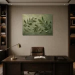 Premium Wall Art Yatay Html Edition – BOTANİCALNW2111 displayed in a contemporary gallery-inspired room