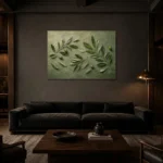 Premium Wall Art Yatay Html Edition – BOTANİCALNW2111 shown in a warm modern interior