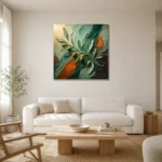 Premium Wall Art Kare Html Edition – BOTANİCALNW2113 styled in a refined neutral interior