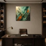 Premium Wall Art Kare Html Edition – BOTANİCALNW2113 displayed in a contemporary gallery-inspired room