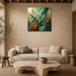 Premium Wall Art Kare Html Edition – BOTANİCALNW2113 presented in a sophisticated home setting