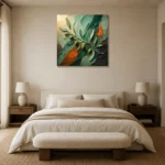 Premium Wall Art Kare Html Edition – BOTANİCALNW2113 showcased in an elegant minimalist interior