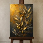 Premium Wall Art Dikey Html Edition – BOTANİCALNW2115 displayed on a studio easel