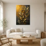 Premium Wall Art Dikey Html Edition – BOTANİCALNW2115 styled in a refined neutral interior