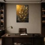 Premium Wall Art Dikey Html Edition – BOTANİCALNW2115 displayed in a contemporary gallery-inspired room