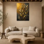 Premium Wall Art Dikey Html Edition – BOTANİCALNW2115 presented in a sophisticated home setting