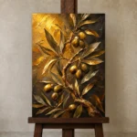 Premium Wall Art Dikey Html Edition – BOTANİCALNW2116 displayed on a studio easel