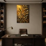 Premium Wall Art Dikey Html Edition – BOTANİCALNW2116 displayed in a contemporary gallery-inspired room