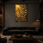Premium Wall Art Dikey Html Edition – BOTANİCALNW2116 shown in a warm modern interior