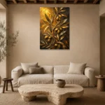 Premium Wall Art Dikey Html Edition – BOTANİCALNW2116 presented in a sophisticated home setting
