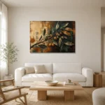 Premium Wall Art Yatay Html Edition – BOTANİCALNW2118 styled in a refined neutral interior