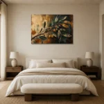 Premium Wall Art Yatay Html Edition – BOTANİCALNW2118 showcased in an elegant minimalist interior